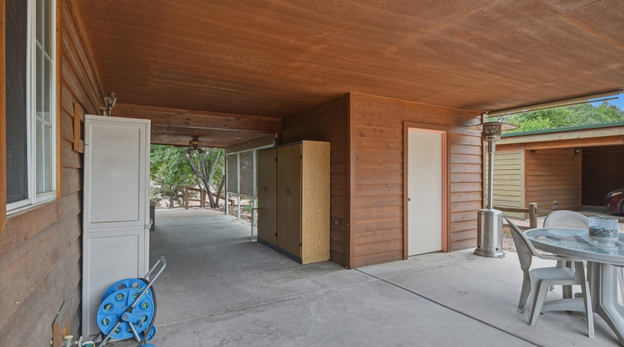 Carport/Storage Room