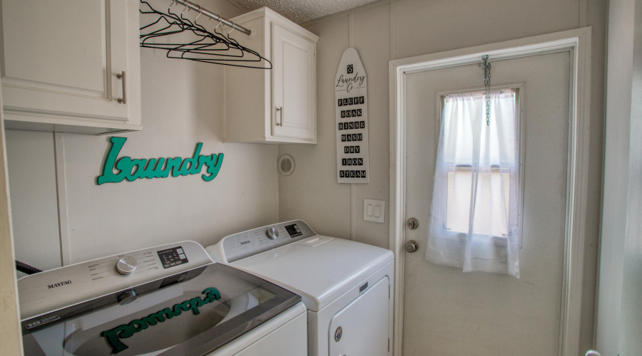Bright Laundry Room