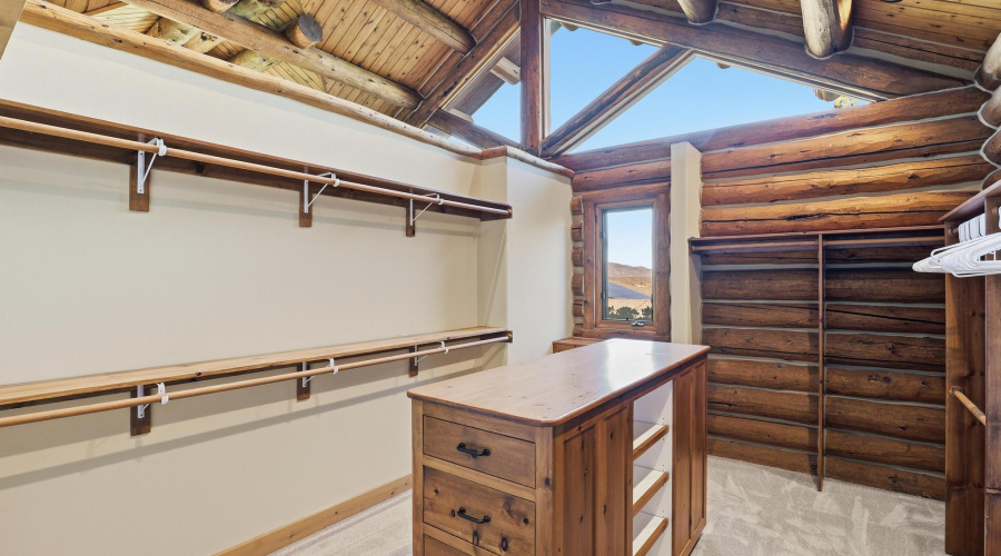 Primary walk-in closet