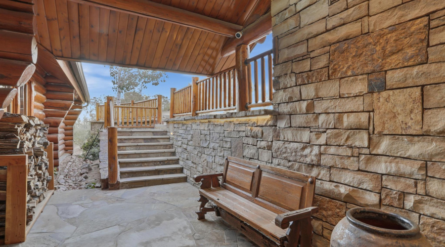 Stairs to the front door