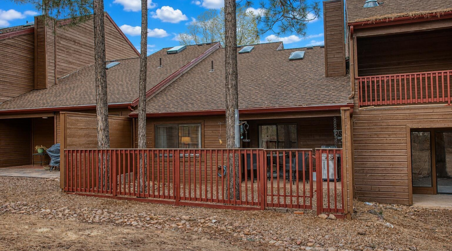 Backyard and Covered Back Patio
