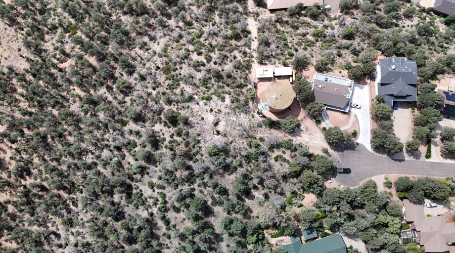 TOP overhead showing new tanks site