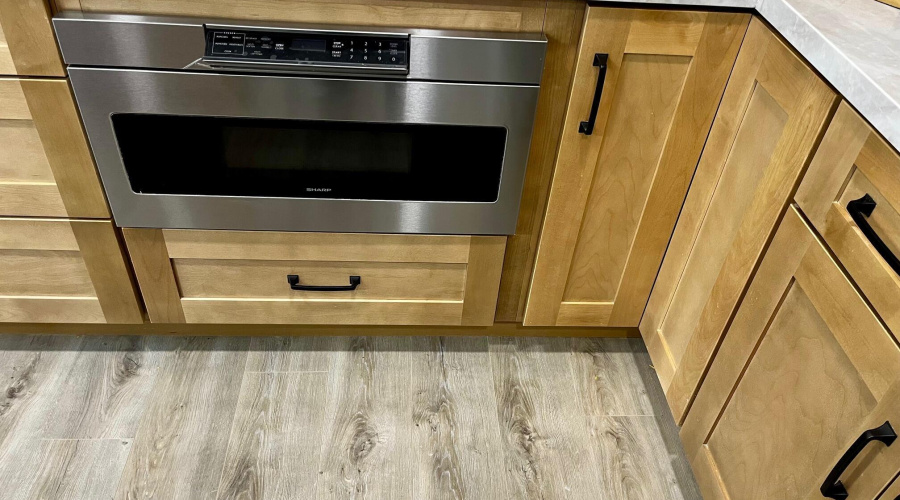 High-end built in microwave