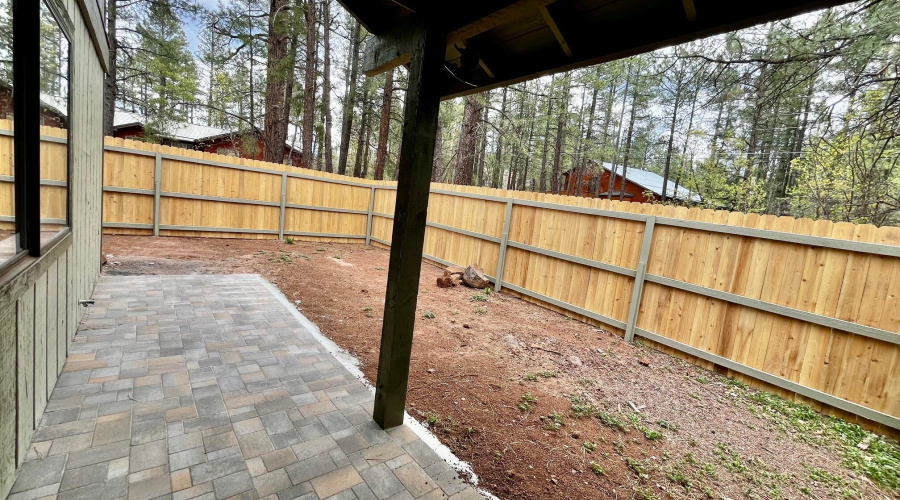 Private courtyard from Master