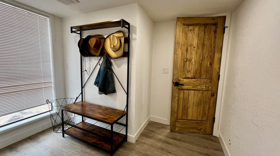Mudroom area