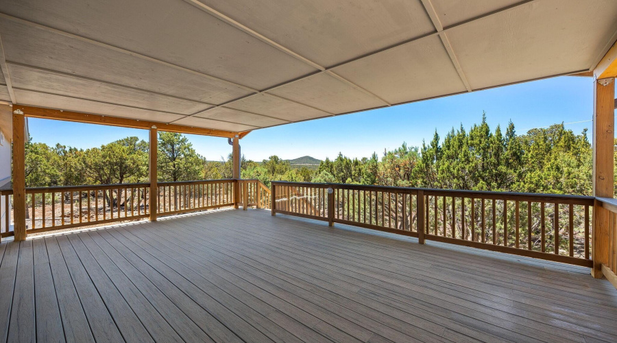 25' x 16' Covered Front Deck