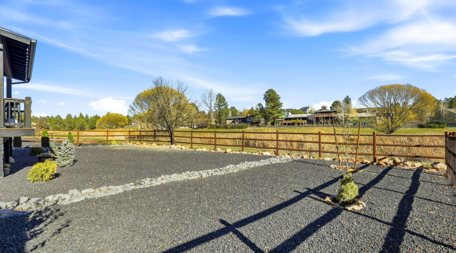 Fenced in Yard