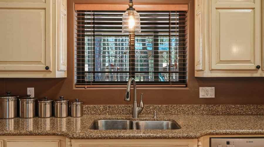 Kitchen sink view
