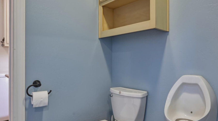 Master Bathroom Toilet-Urinal