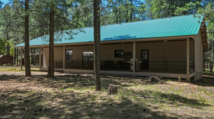 Covered Back Deck