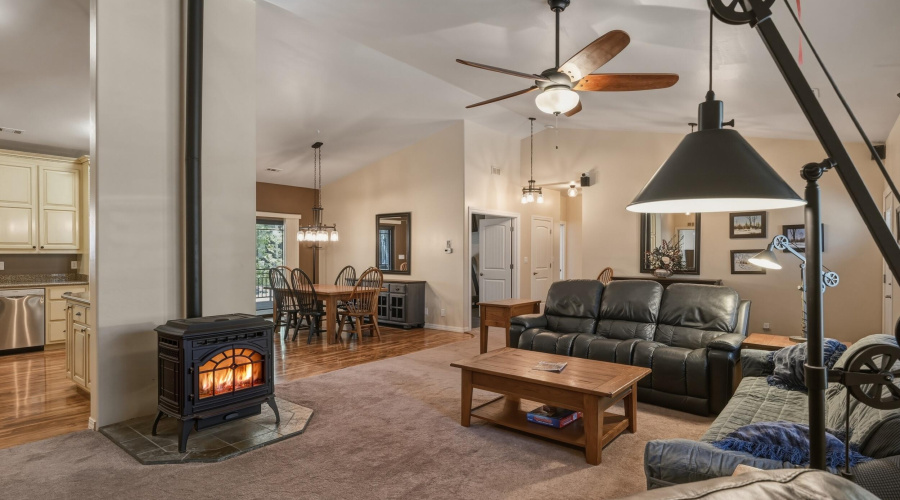 Living Room- Pellet Stove