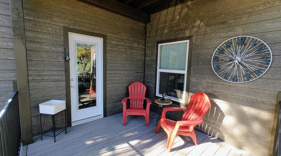 Deck off Bedroom