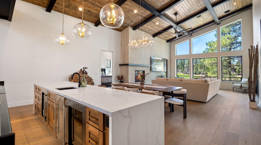 Bar to Living Room