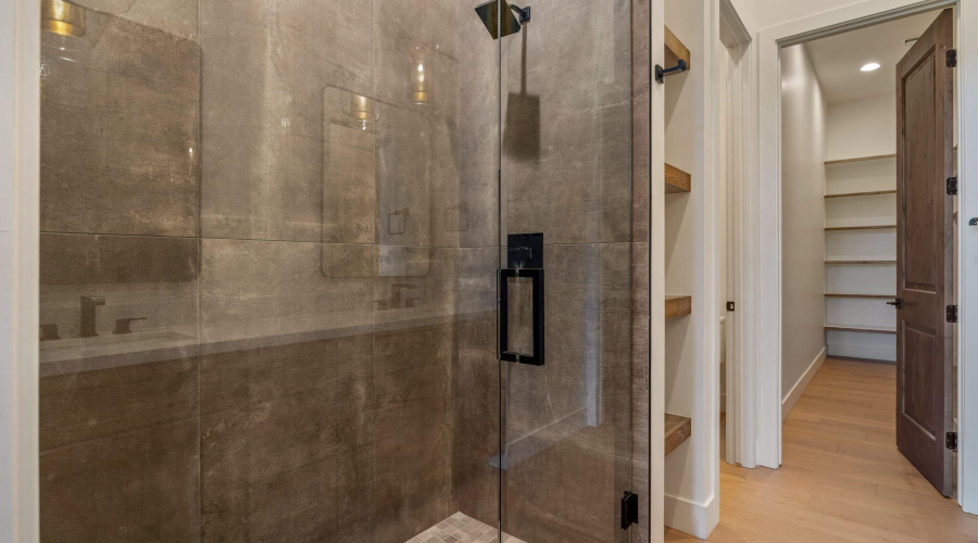 Lower Master Shower & Closet
