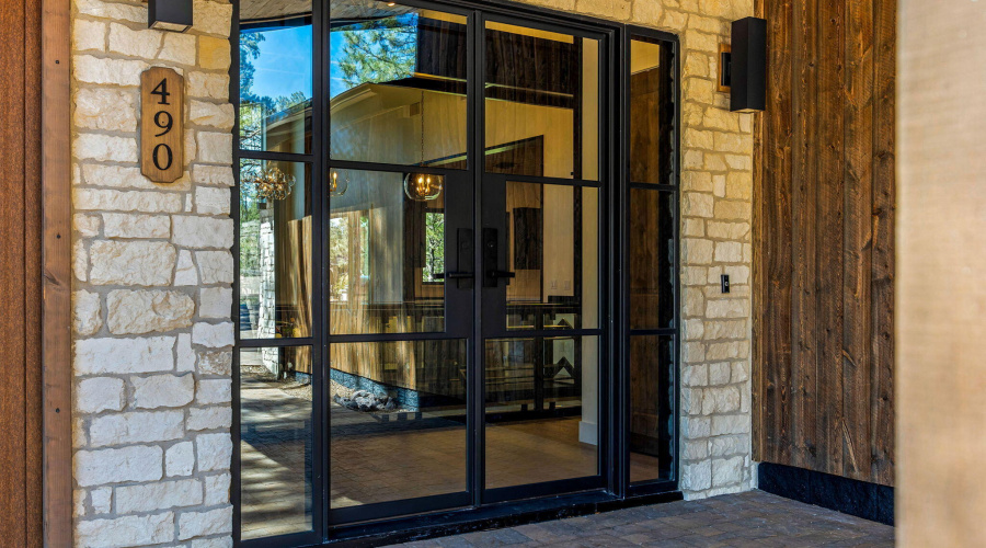 Gorgeous Glass Entry