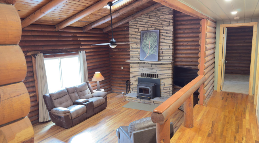 Great room from master bedroom door