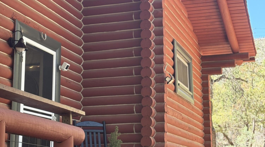 Latest entry view of cabin