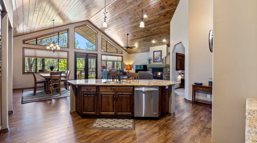 view from kitchen