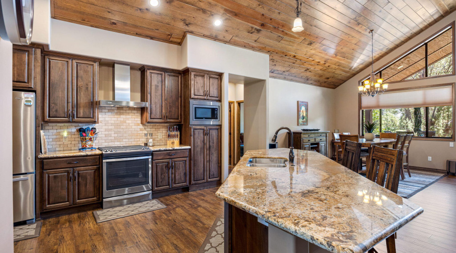 kitchen dining view