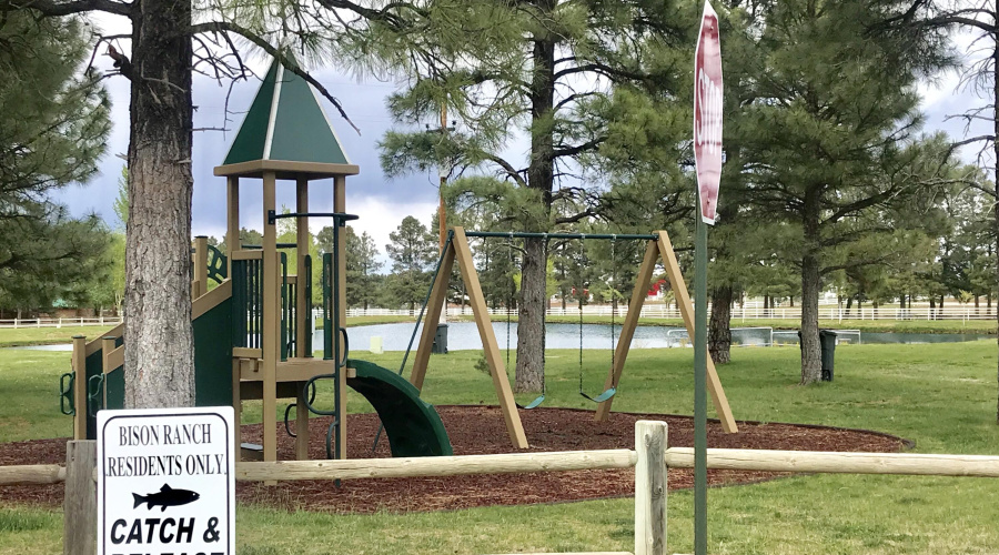 CHILDRENS PLAYGROUND AT COMMUNITY PARK