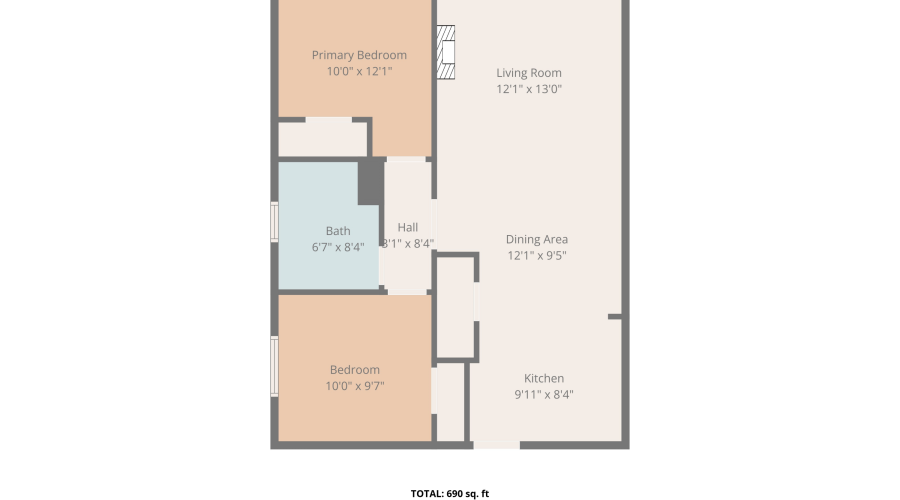 Floor Plan with approx measurements