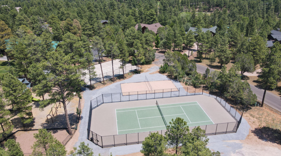 Tennis Aerial View