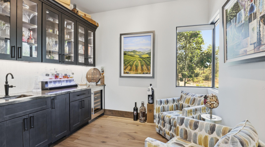 Oversized Wet Bar Area