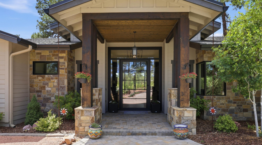 Extra Large Glass Door Entry