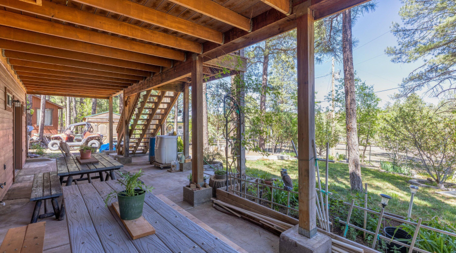Basement patio