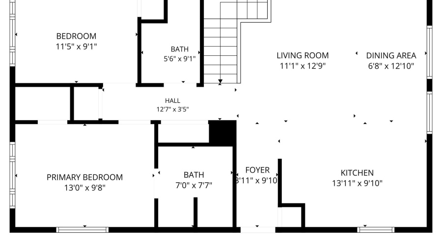 Top floor floorplan