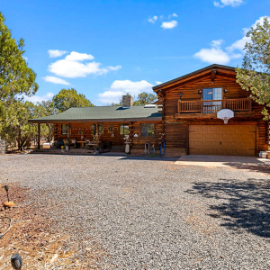Real Log Home on 1.03 Acres