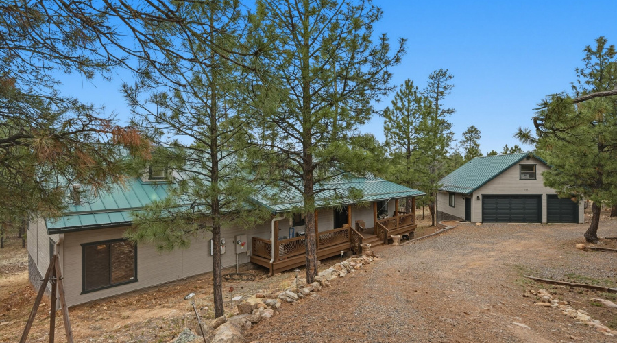 View from driveway