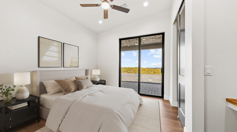 Virtually Staged Guest Suite