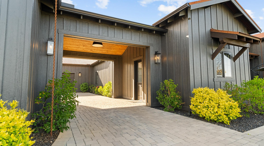 Elegant Covered Breezeway