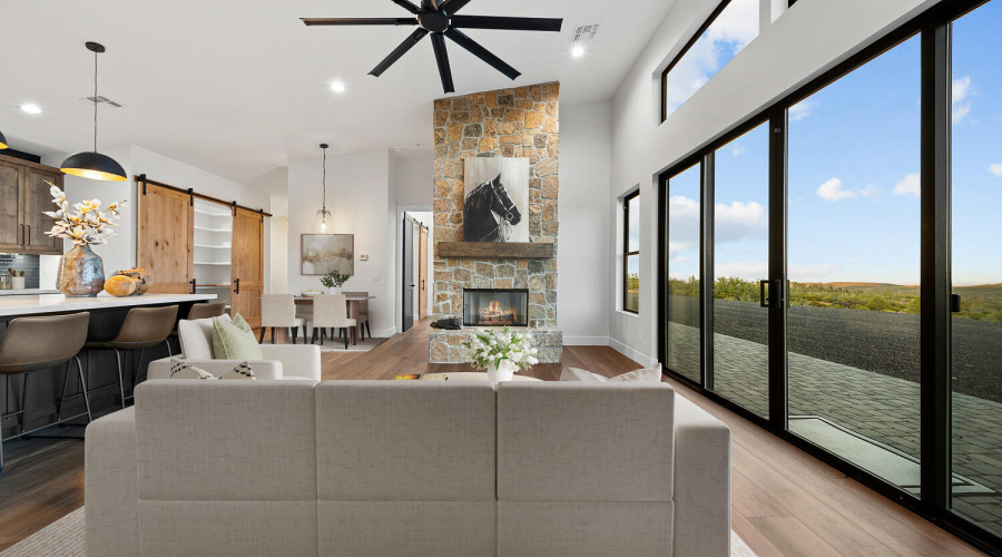 Living Room Virtually Staged