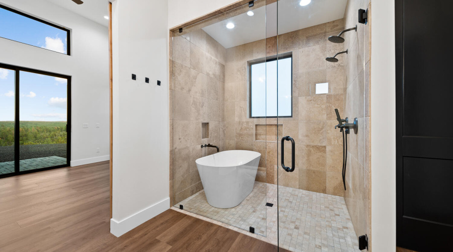 Wet Room in Primary Bath
