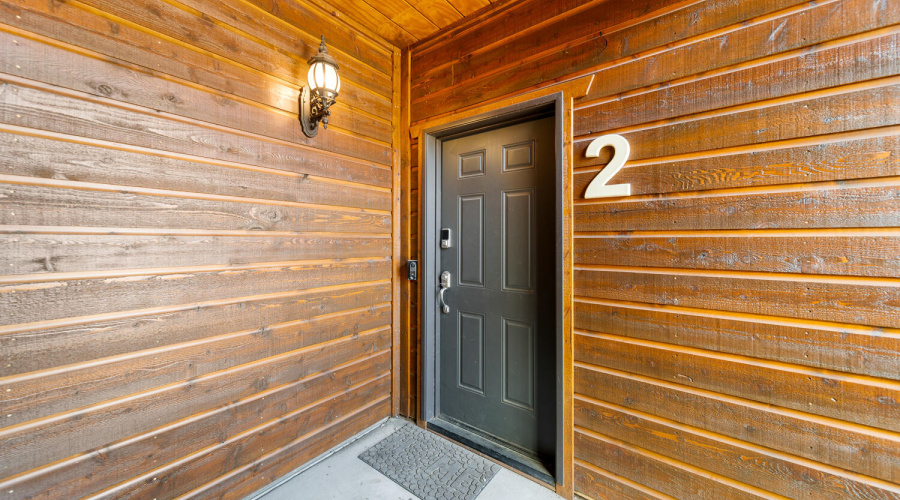 Front Door of 1st Floor Condo