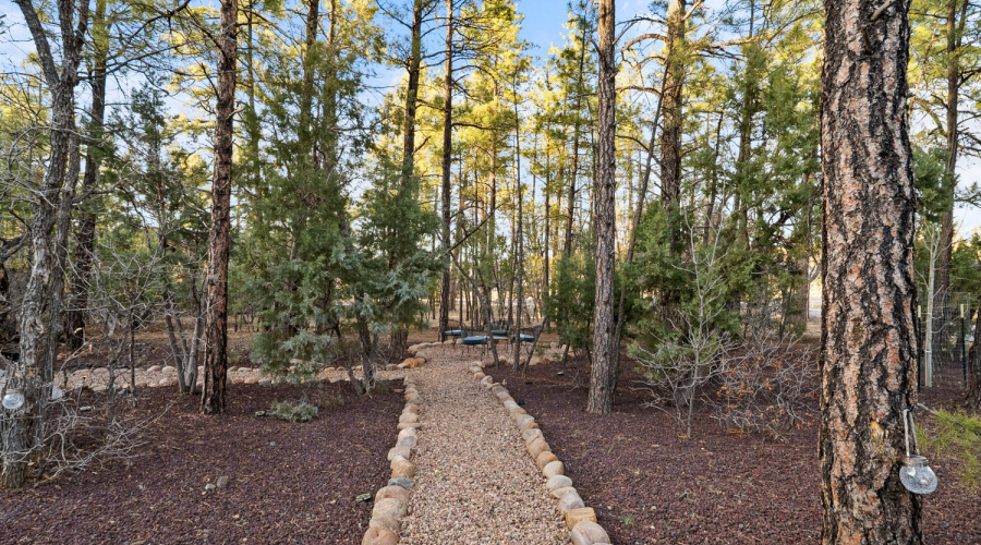 Path to sitting area