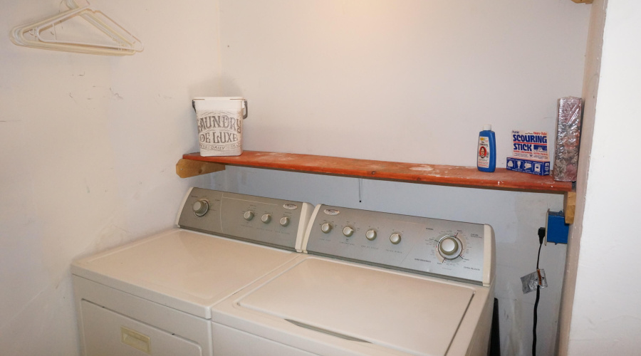 Washer/Dryer in Garage