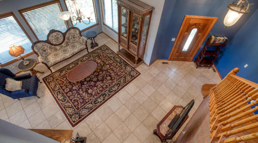 Living Room & Entry Way