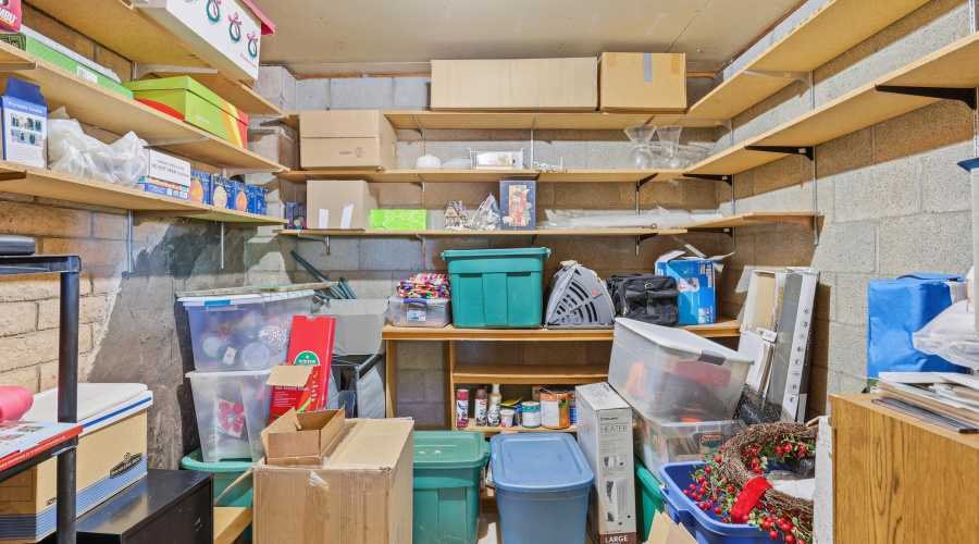 Storage Room Lower Level