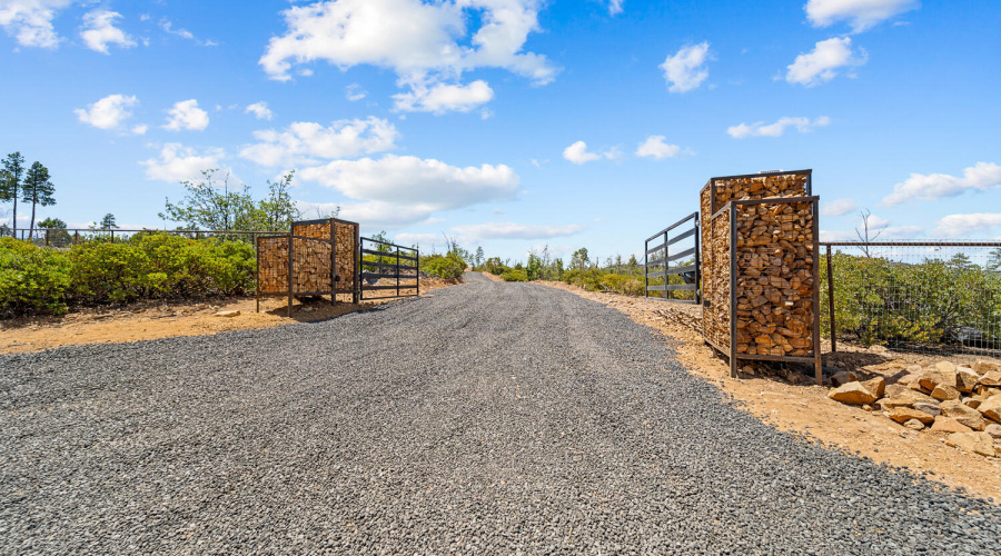 Electronic Gated Entrance to 512 Fieldy