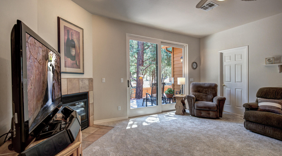 Great Room with Patio Access