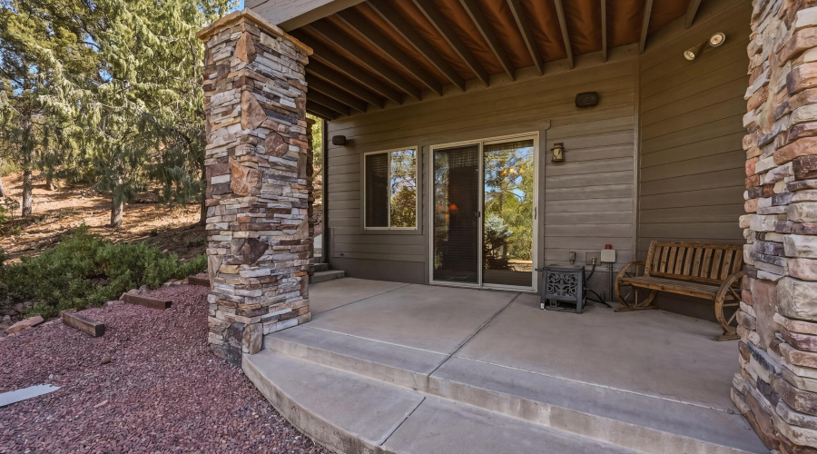 Lower Level Patio and entrance