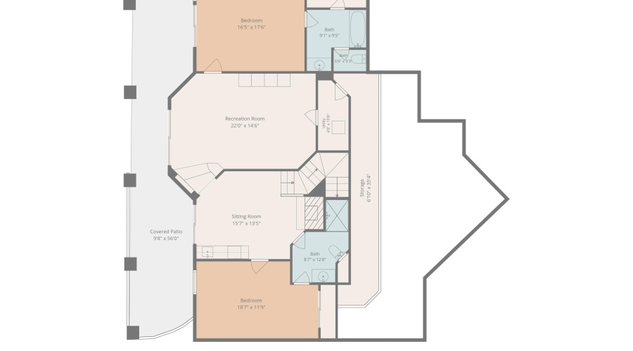 Lower Level Floor Plan
