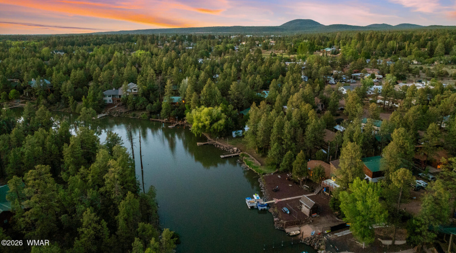 Sunset on Rainbow Lake