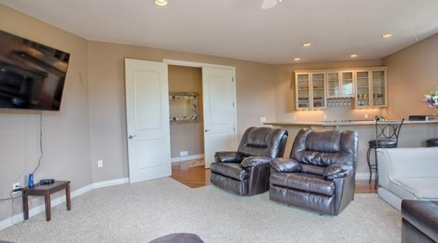 Media Room with Bar