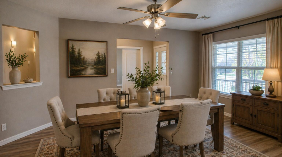 Dining-Virtually Staged