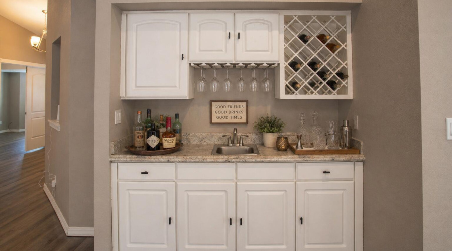 Wet Bar-Virtually Staged