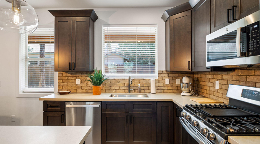 Kitchen with Stainless Steel Appliances